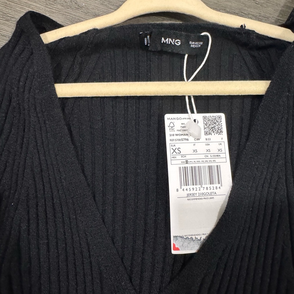 Mango Women's Black Sweater